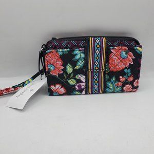 NWT VERA BRADLEY ICONIC RFID VINES FLORAL COMBO WRISTLET